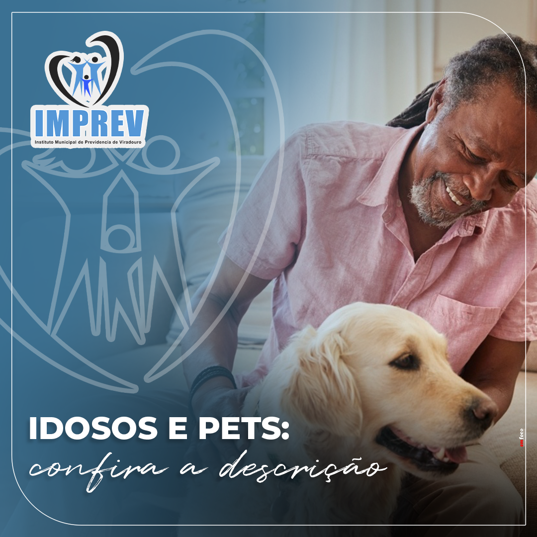 Os idosos e seus pets são preciosos tesouros da nossa sociedade.